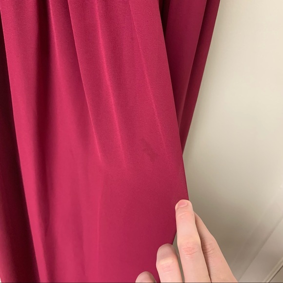 Hayley Paige Occasions Chiffon And Lace Keyhole Cutout Back Dress Size‎ 12 - Picture 7 of 13